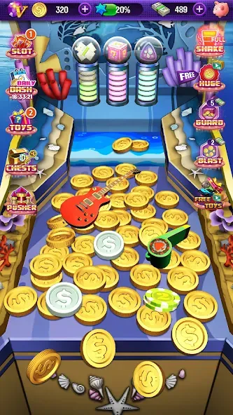 Coin Pusher (Коин Пушер) [МОД: Много денег, Монет и Все открыто] Screenshot 3