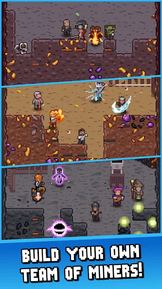 Idle Cave Miner (Айдл Кейв Майнер) [МОД: Бесконечные деньги, Монеты и Мега MOD] Screenshot 1