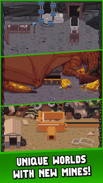 Idle Cave Miner (Айдл Кейв Майнер) [МОД: Бесконечные деньги, Монеты и Мега MOD] Screenshot 2