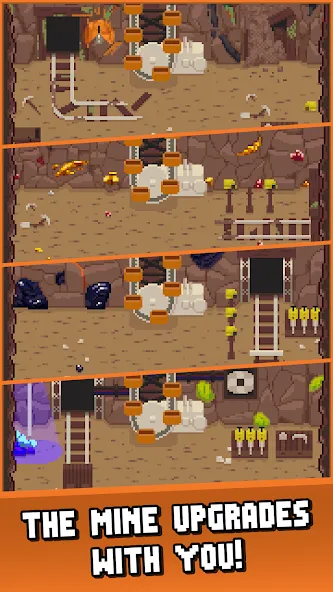 Idle Cave Miner (Айдл Кейв Майнер) [МОД: Бесконечные деньги, Монеты и Мега MOD] Screenshot 3