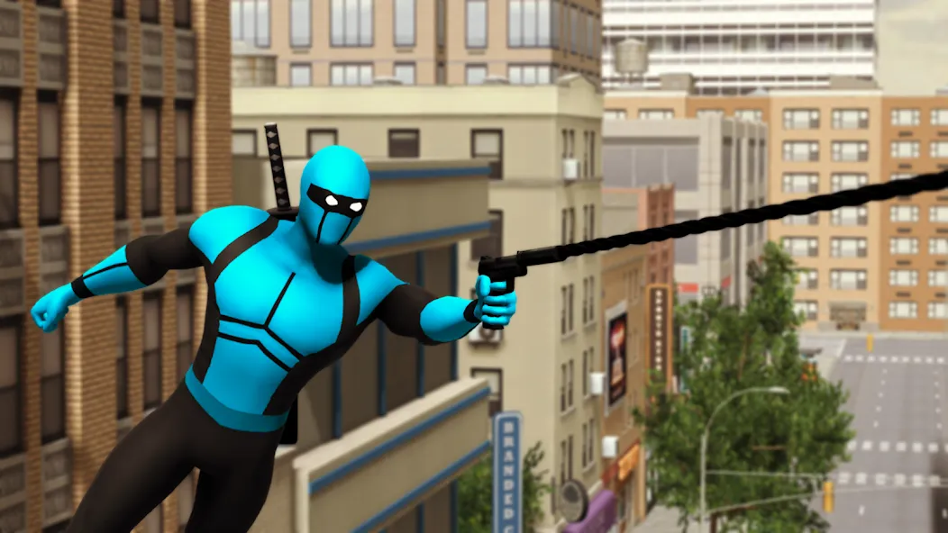 Blue Ninja : Superhero Game (Блу Ниндзя) [МОД: Деньги, Монеты и Меню MOD] Screenshot 3