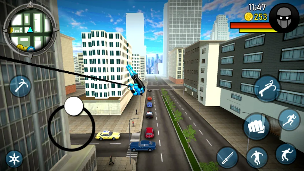 Blue Ninja : Superhero Game (Блу Ниндзя) [МОД: Деньги, Монеты и Меню MOD] Screenshot 5
