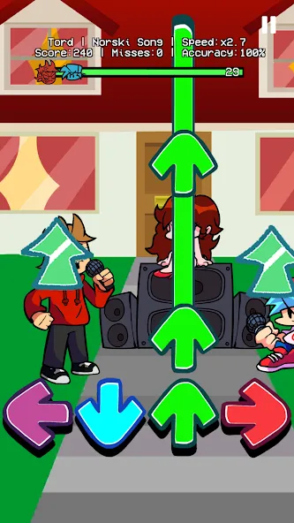 Tord Expanded Music Fight (Торд Расширенная Модификация) [МОД: Меню, Бесконечные монеты и Открытые уровни] Screenshot 1