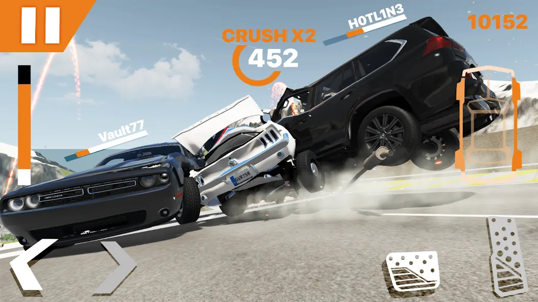 RCC - Real Car Crash Simulator (РКК) [МОД: Бесконечные деньги, Монеты и Мега MOD] Screenshot 5
