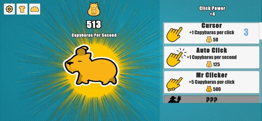 Capybara Clicker (Капибара Кликер) [МОД: Бесконечные деньги, Монеты и Мега MOD] Screenshot 1