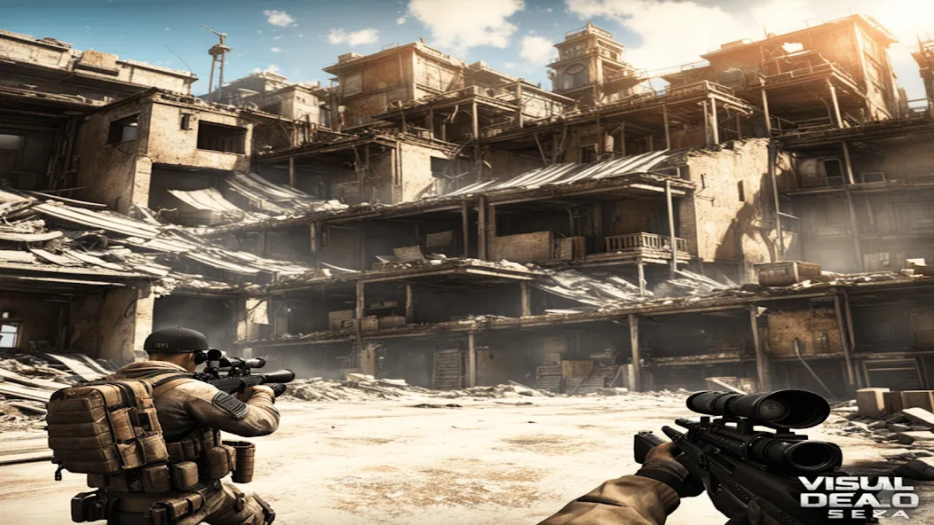 FPS Commando Shooting Games 3D [МОД: Много монет, Открытые уровни и Мега MOD] Screenshot 3