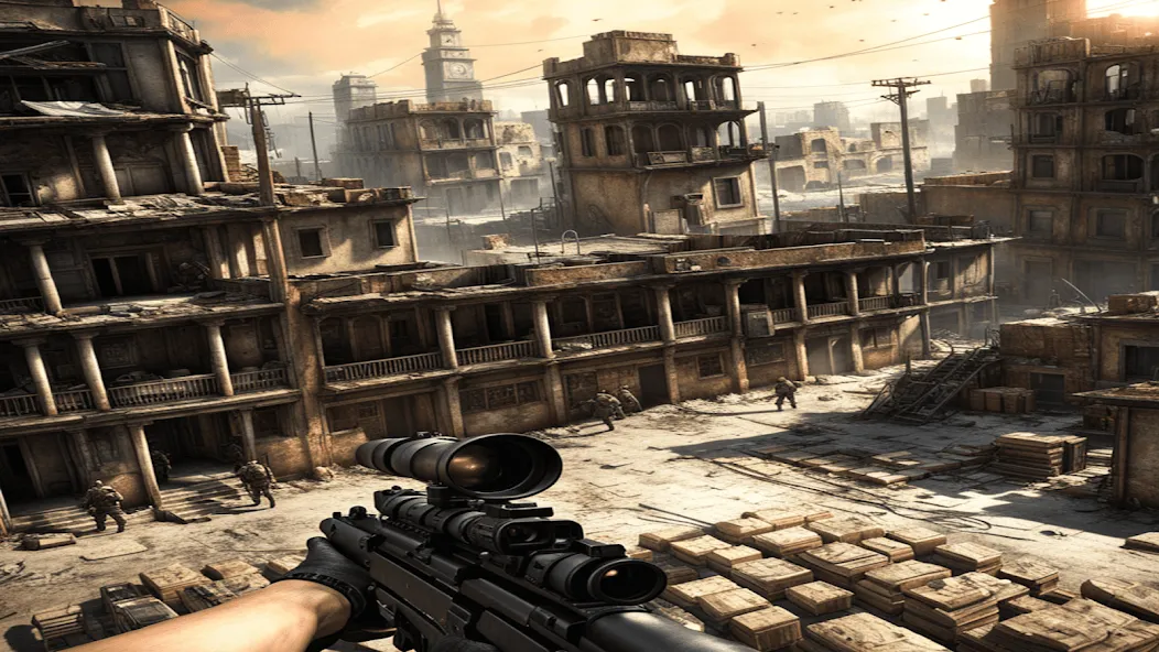 FPS Commando Shooting Games 3D [МОД: Много монет, Открытые уровни и Мега MOD] Screenshot 4