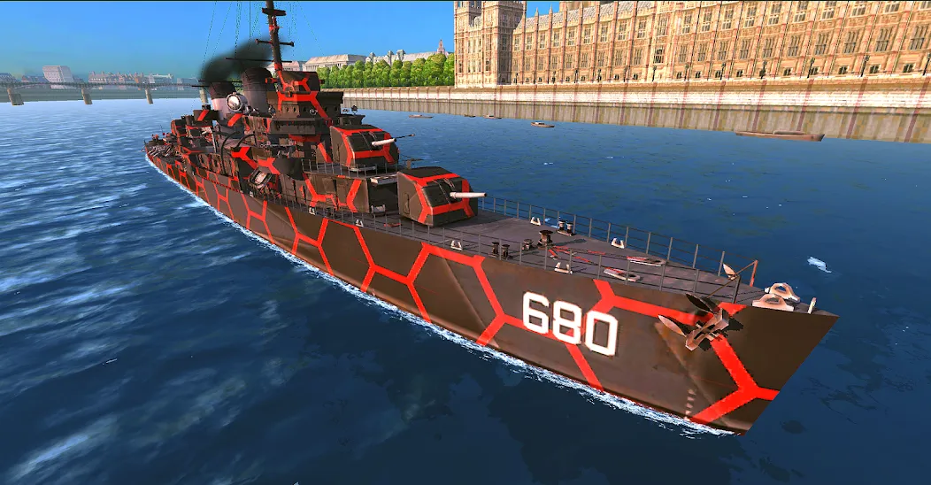 Battle of Warships: Online (Баттл оф Уоршипс) [МОД: Много денег, Монет и Все открыто] Screenshot 1