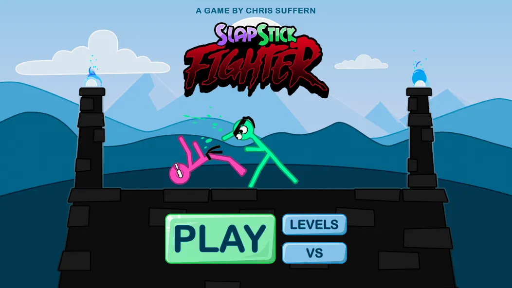 Slapstick Fighter - Fight Game (лапстик Файтер) [МОД: Бесконечные деньги, Монеты и Мега MOD] Screenshot 1