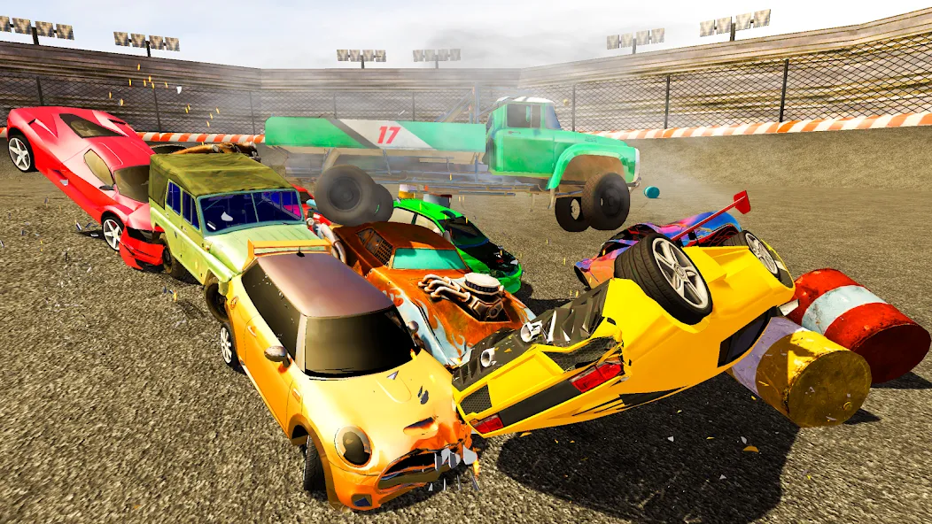 Demolition Derby Mad Car Crash (Дерби Деструкция Симулятор) [МОД: Все открыто, Дополнительные деньги и Меню MOD] Screenshot 3