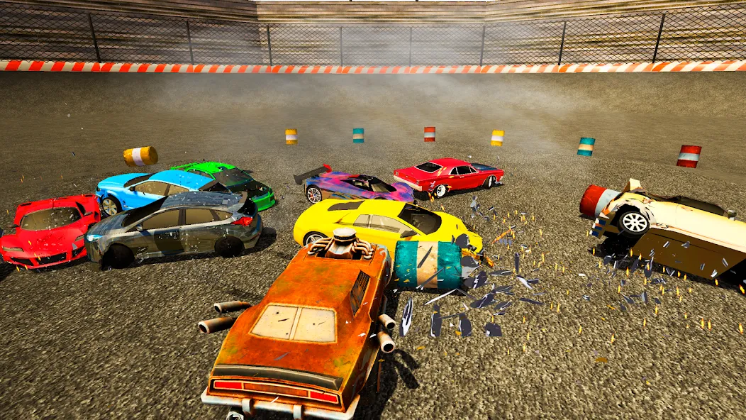 Demolition Derby Mad Car Crash (Дерби Деструкция Симулятор) [МОД: Все открыто, Дополнительные деньги и Меню MOD] Screenshot 5