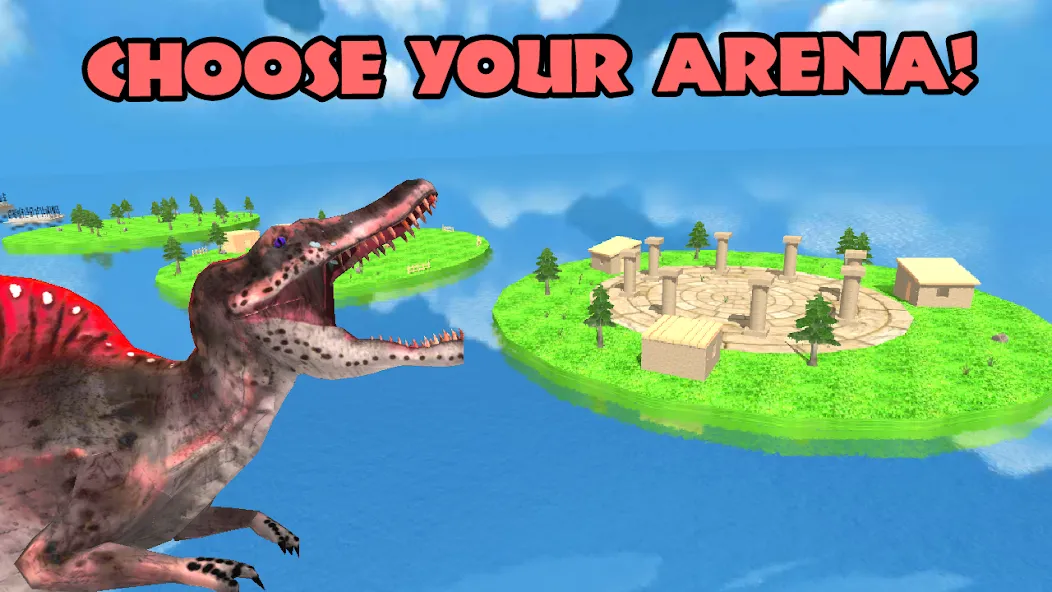 Dino Battle Arena Lost Kingdom (Дино Битва Арена Потерянное Королевство) [МОД: Бесконечные деньги, Монеты и Мега MOD] Screenshot 2