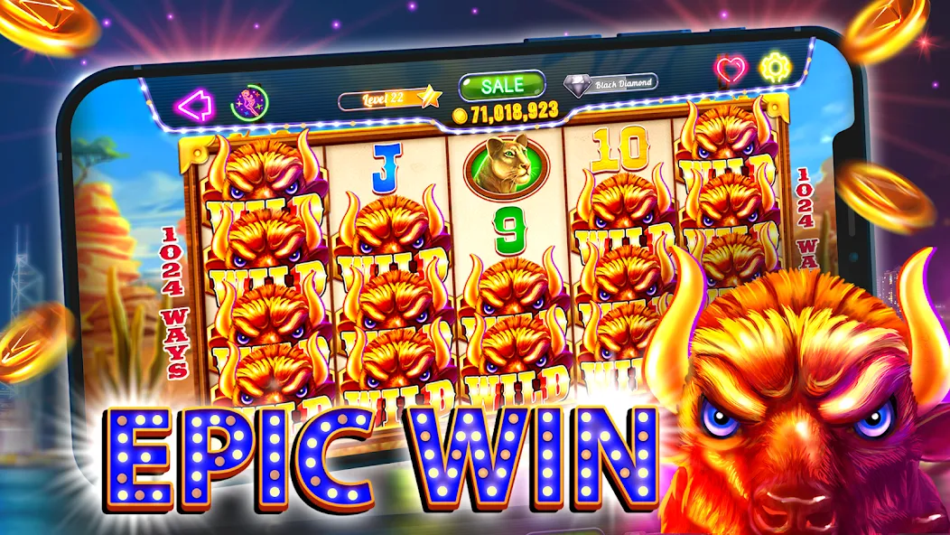 Old Vegas Slots - Casino 777 (Олд Вегас Слотс) [МОД: Много монет, Открытые уровни и Мега MOD] Screenshot 4