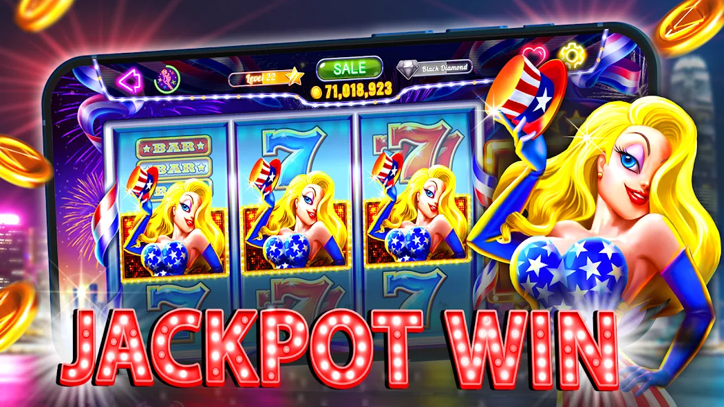 Old Vegas Slots - Casino 777 (Олд Вегас Слотс) [МОД: Много монет, Открытые уровни и Мега MOD] Screenshot 5