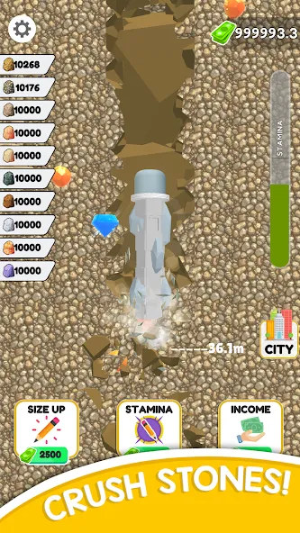Pen Dig (Пен Диг) [МОД: Деньги, Монеты и Меню MOD] Screenshot 1