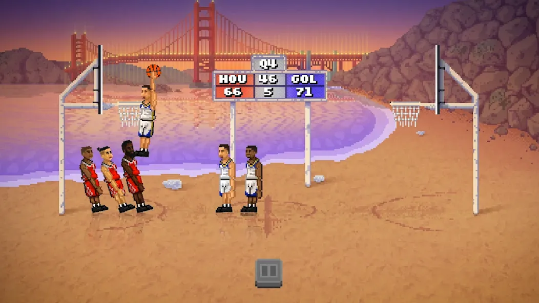 Bouncy Basketball (Баунси Баскетбол) [МОД: Деньги, Монеты и Меню MOD] Screenshot 1