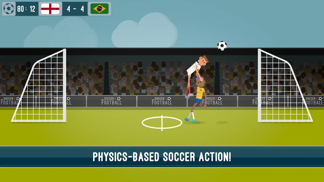 Soccer Is Football (оккер Из Футбол) [МОД: Много монет, Открытые уровни и Мега MOD] Screenshot 1