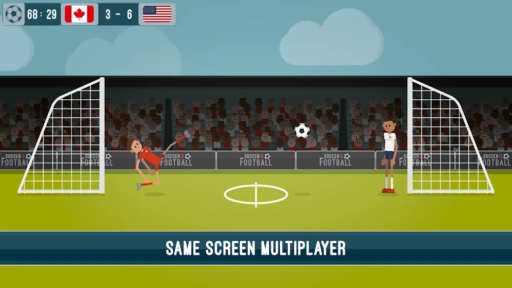 Soccer Is Football (оккер Из Футбол) [МОД: Много монет, Открытые уровни и Мега MOD] Screenshot 2