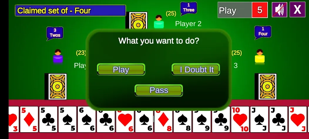 Bluff Card Game (Блеф карточная игра) [МОД: Меню, Бесконечные монеты и Открытые уровни] Screenshot 4