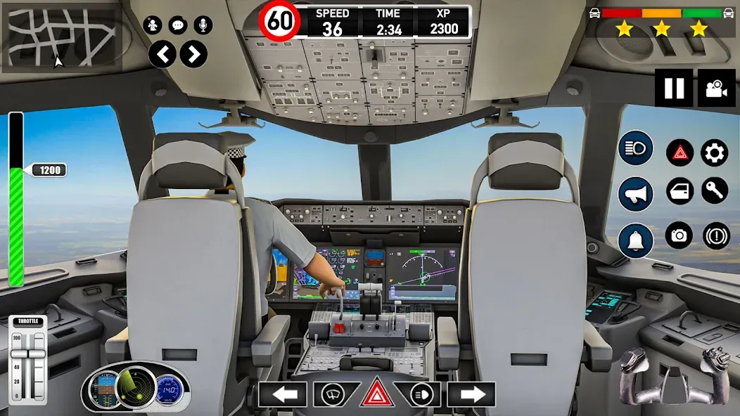 Plane Pilot Flight Simulator (Плейн Пилот Флайт Симулятор) [МОД: Все открыто, Дополнительные деньги и Меню MOD] Screenshot 1