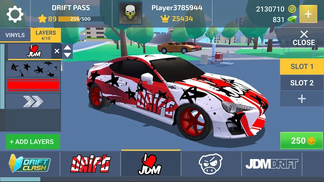 Drift Clash Online Racing (Дрифт Клаш) [МОД: Бесконечные деньги, Монеты и Мега MOD] Screenshot 1