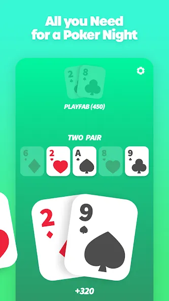 Poker with Friends - EasyPoker (ИзиПокер) [МОД: Деньги, Монеты и Меню MOD] Screenshot 2