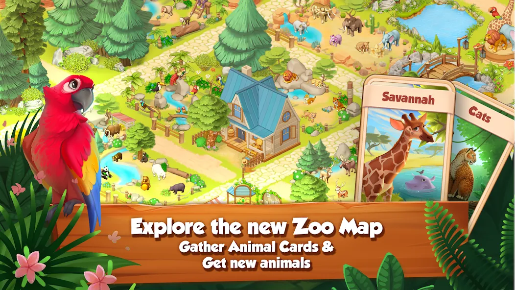 Homesteads: Dream Farm (Хомстедс) [МОД: Меню, Бесконечные монеты и Открытые уровни] Screenshot 1