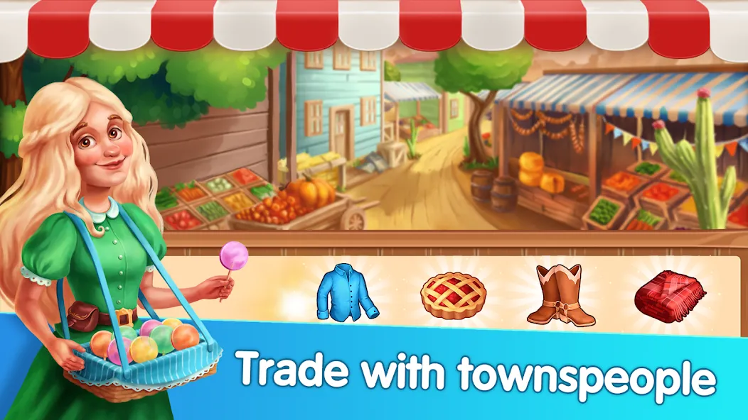 Homesteads: Dream Farm (Хомстедс) [МОД: Меню, Бесконечные монеты и Открытые уровни] Screenshot 4