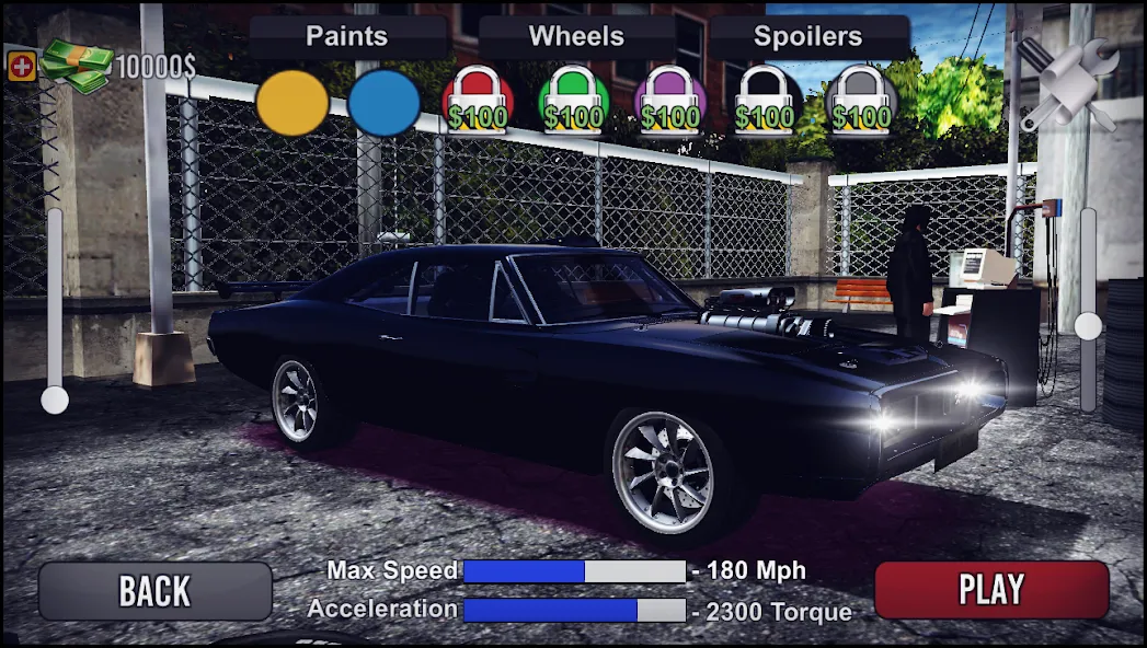 Charger Drift Simulator (Чарджер Дрифт Симулятор) [МОД: Много денег, Монет и Все открыто] Screenshot 2