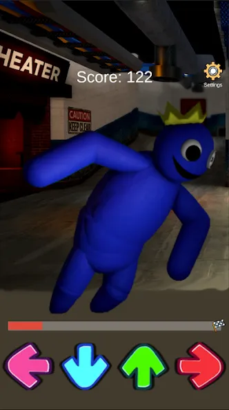 FNF Rainbov Blue Mod Test (ФНФ Радуга Синий Мод Тест) [МОД: Бесконечные деньги, Монеты и Мега MOD] Screenshot 5