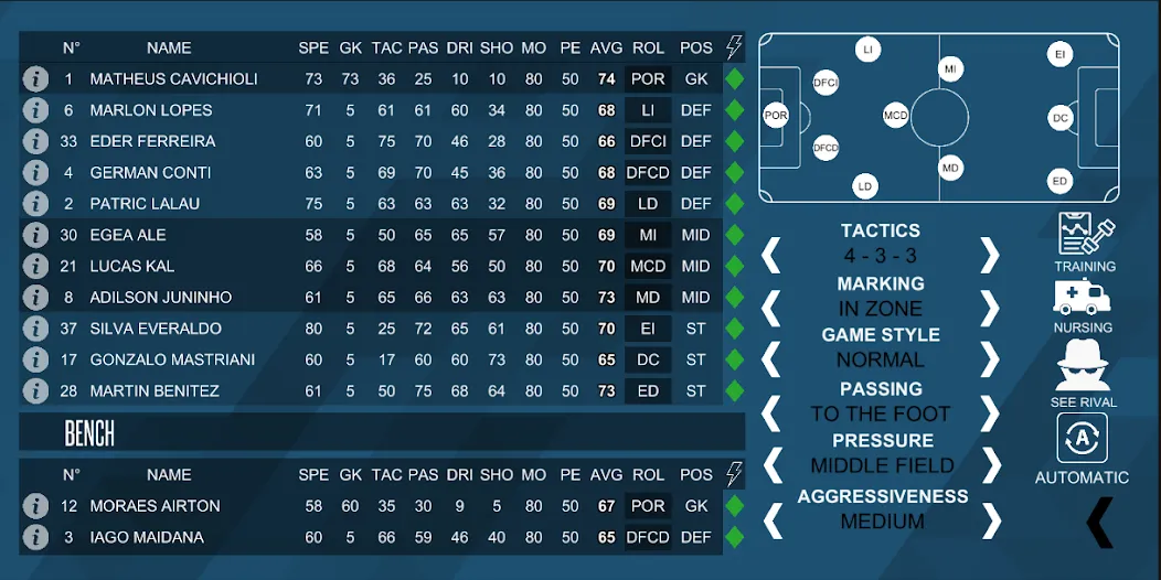 Mobile Football Manager (Мобильный футбольный менеджер) [МОД: Много монет, Открытые уровни и Мега MOD] Screenshot 2