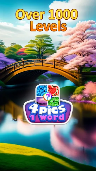 4 Pics 1 Word: Guessing Games [МОД: Много денег, Монет и Все открыто] Screenshot 5