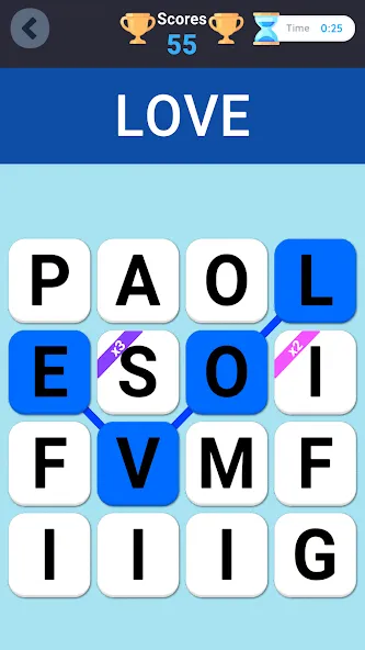 Wordell - Word Guess Fillword [МОД: Меню, Бесконечные монеты и Открытые уровни] Screenshot 1