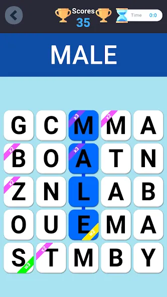 Wordell - Word Guess Fillword [МОД: Меню, Бесконечные монеты и Открытые уровни] Screenshot 3