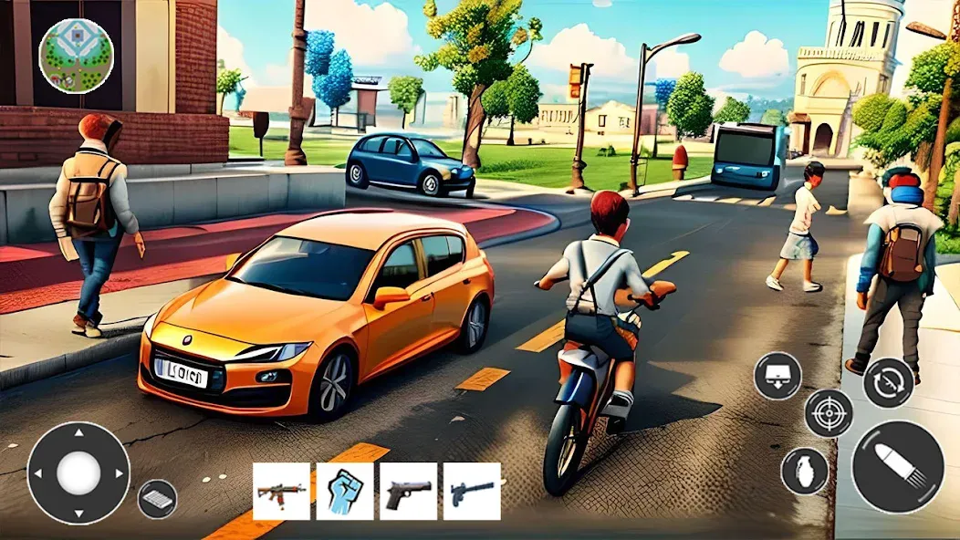Gangster Car Theft Games (Гангстерская автомобильная война игр) [МОД: Много монет, Открытые уровни и Мега MOD] Screenshot 2