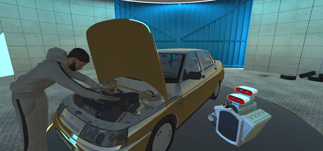 Sensitive Car Racing (Сенситив Кар Рейсинг) [МОД: Деньги, Монеты и Меню MOD] Screenshot 1
