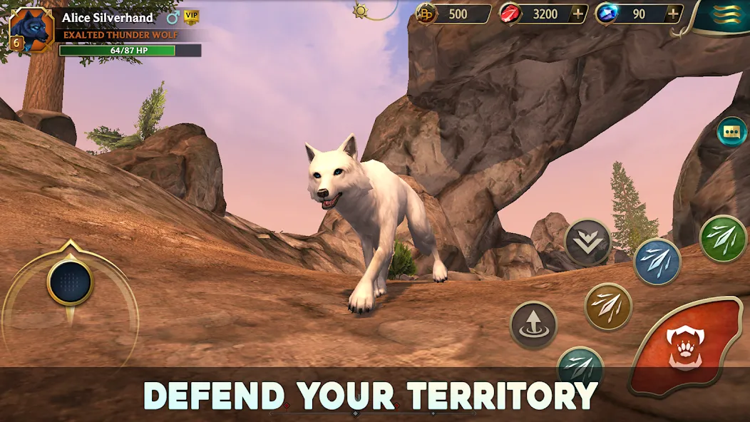 Wolf Tales - Wild Animal Sim (Вулф Тейлс) [МОД: Деньги, Монеты и Меню MOD] Screenshot 5
