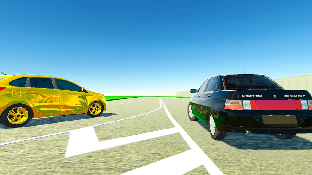 Lada Drift Simulator - Online [МОД: Меню, Бесконечные монеты и Открытые уровни] Screenshot 3