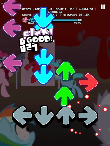Magic Music Rainbow Battle (Лошадь  Инди 2) [МОД: Бесконечные деньги, Монеты и Мега MOD] Screenshot 3