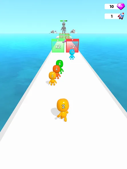 Man Runner 2048: Run and Merge (Мэн Раннер 2048) [МОД: Много денег, Монет и Все открыто] Screenshot 5