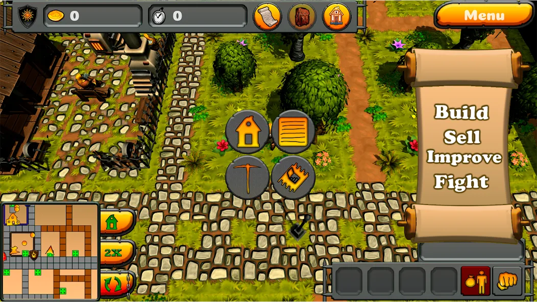 For the King: Middle Ages (Фор зе Кинг) [МОД: Деньги, Монеты и Меню MOD] Screenshot 2