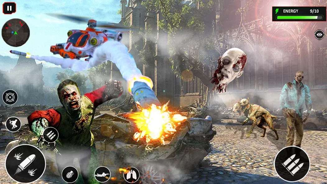 Sniper Zombie Shooting (Зомби стреляющая оффлайн игра) [МОД: Бесконечные деньги, Монеты и Мега MOD] Screenshot 2