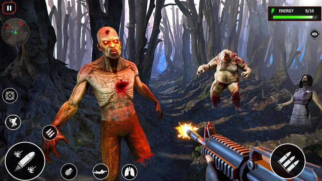 Sniper Zombie Shooting (Зомби стреляющая оффлайн игра) [МОД: Бесконечные деньги, Монеты и Мега MOD] Screenshot 5