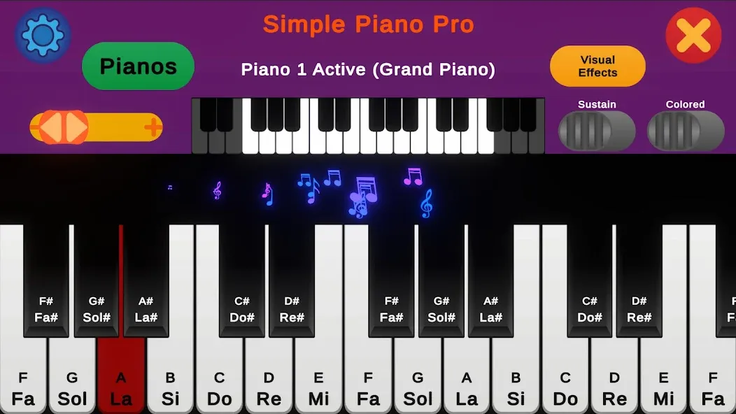 Simple Piano Pro (Симпл Пиано Про) [МОД: Все открыто, Дополнительные деньги и Меню MOD] Screenshot 3