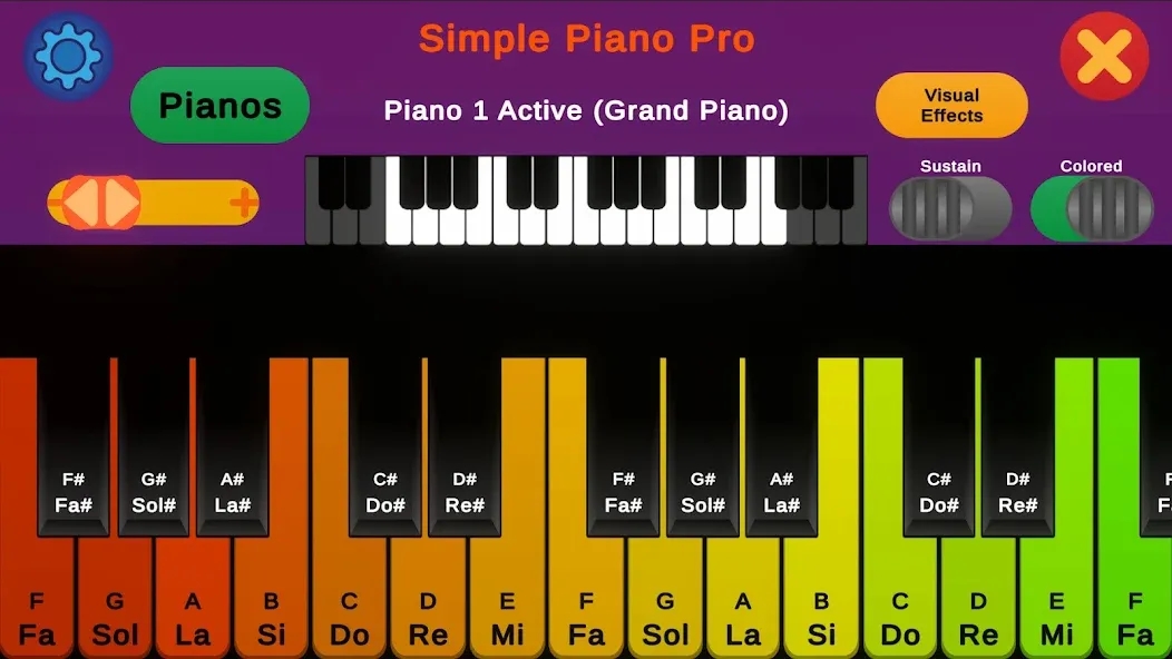 Simple Piano Pro (Симпл Пиано Про) [МОД: Все открыто, Дополнительные деньги и Меню MOD] Screenshot 4