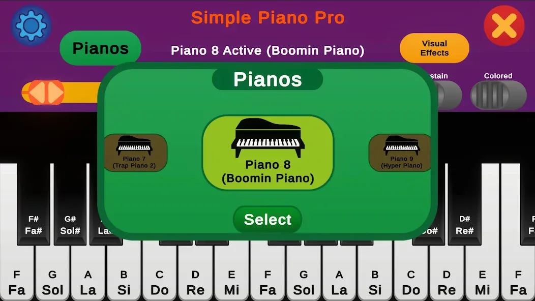 Simple Piano Pro (Симпл Пиано Про) [МОД: Все открыто, Дополнительные деньги и Меню MOD] Screenshot 5