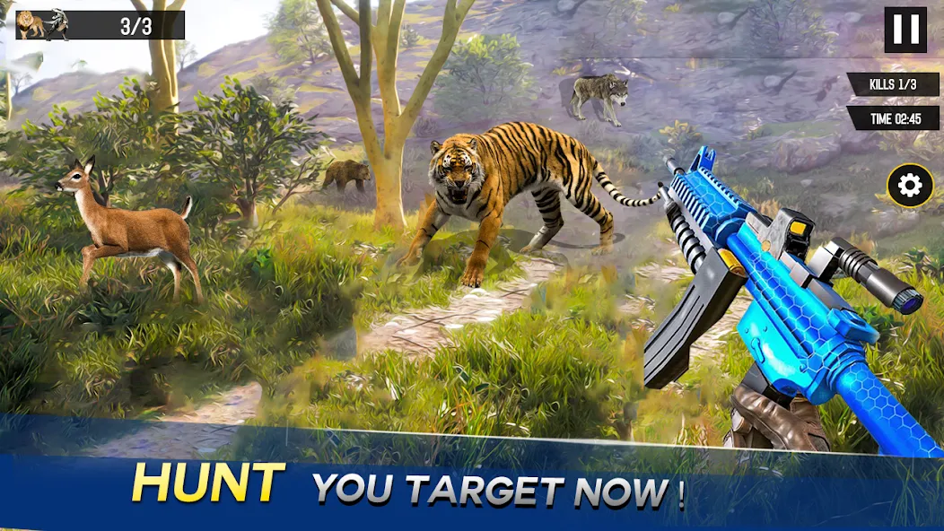 Sniper Animal Deer Hunter Game (Снайперские игры на животных) [МОД: Деньги, Монеты и Меню MOD] Screenshot 2