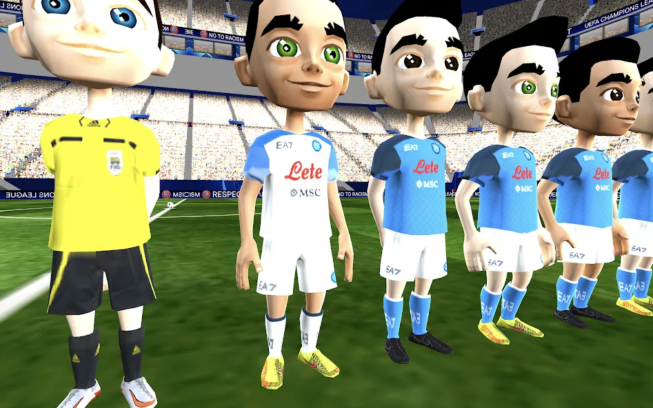 Champions League - UEFA Game (Чемпионс Лига) [МОД: Меню, Бесконечные монеты и Открытые уровни] Screenshot 3