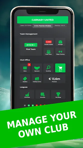 Club Boss - Soccer Game (Клуб Босс) [МОД: Меню, Бесконечные монеты и Открытые уровни] Screenshot 4