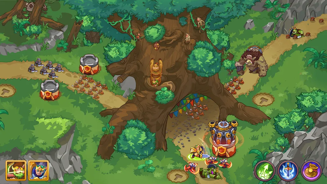 King of Defense 2: Epic TD (Кинг оф Дефенс 2) [МОД: Много монет, Открытые уровни и Мега MOD] Screenshot 2